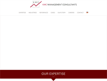 Tablet Screenshot of kmconsultants.com